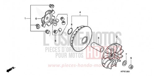 COTE SECONDAIRE SH125A de 2010